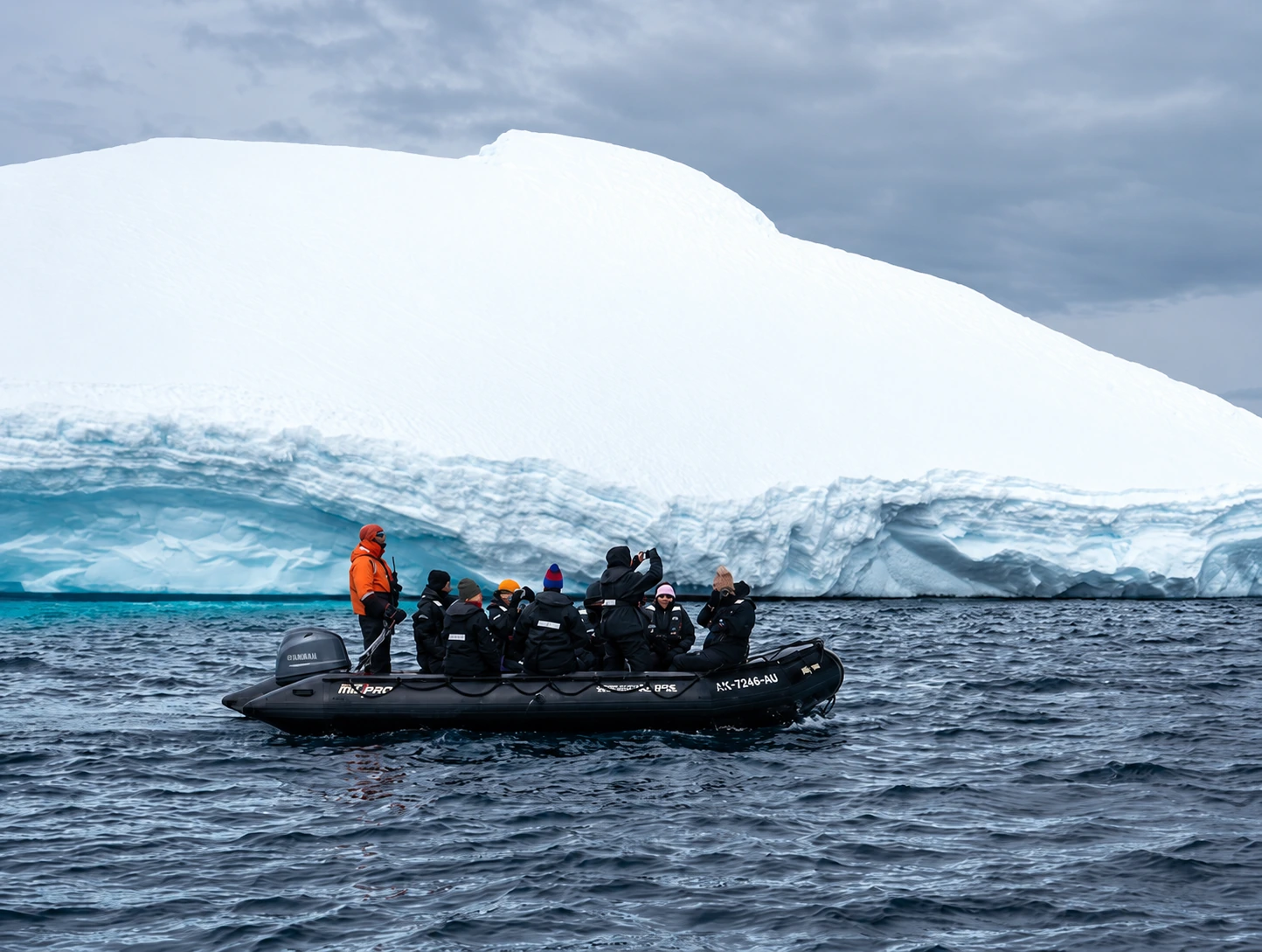 A Zodiac excursion at Pleneau Bay, Antarctica. Image courtesy of Scenic Group.
